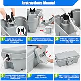 Hrensaw Small Weatherproof Electrical Connection Box Outdoor IP54 Grey view 6