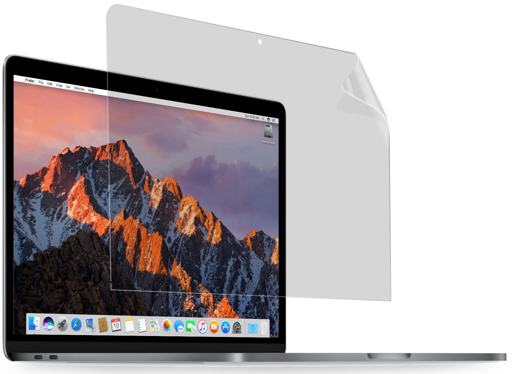 MyGadget Screen Protector Matte HD compatible with Apple MacBook Pro 13 inch & Air 13" M1 Touchbar - Anti Scratch LCD Display Protection Shield Film