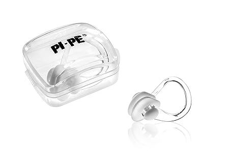 PI-PE Nasenklammer zum Schwimmen - verhindert Wasser in der Nase - leicht aufsetzbar - kein Drücken - wasserdicht aus Silikon