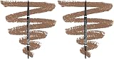 NYX Micro Brow Pencil Dual Ended Taupe Pack of 2 Vegan Formula view 1