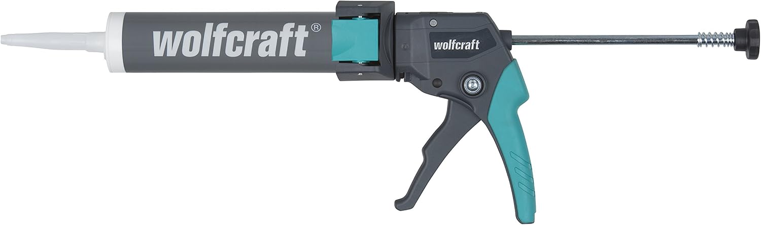 wolfcraft MG 310 COMPACT Caulking Gun I 4357000 I The space-saving compact gun, Turquoise - Image 4