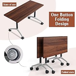 SOIUDNEB Conference Table,Wooden Folding Conference