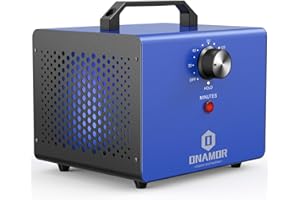 ONAMOR Ozone Generator 80000mg, Ozone Machine Odor Removal, Ozone Ionizer Deodorizer, High Efficiency Ozone Odor Eliminator for Home, Car, Smoke, Basement and Pet Room, Blue