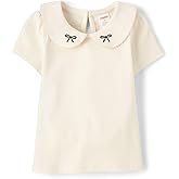 Gymboree Girls and Toddler Short Sleeve Peter Pan Collar Shirt