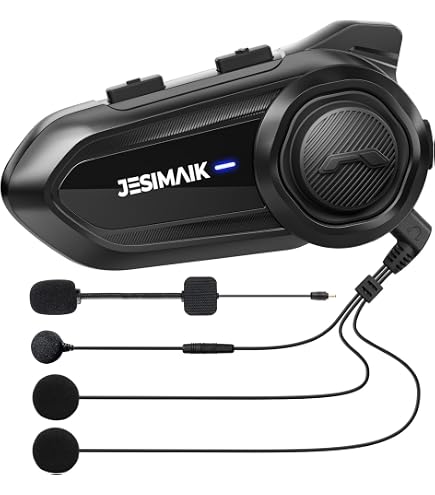 ヘッドホン jesimaik r16pro Amazon.com: JESIMAIK R16 Pro Motorcycles Bluetooth Intercom