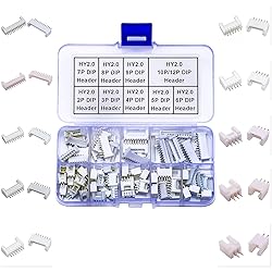 Kidisoii JST Connector Kit, HY2.0 DIP Header Jst