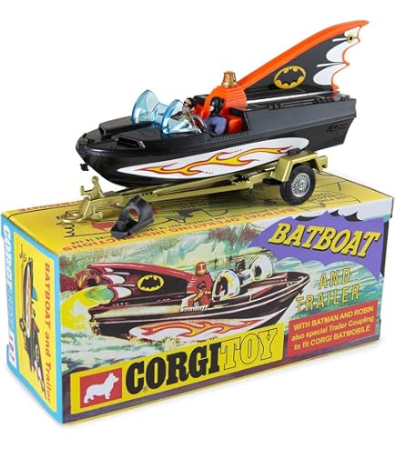 Amazon.com: Corgi RT26701 267 Batmobile con Batman y Robin Modelo