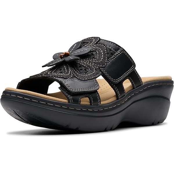 Amazon.com | Clarks Women Merliah 2 Cove Black Leather 5.5 Medium