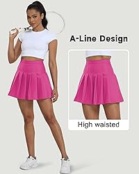 Athletic Skorts for Women Pleated Tennis Skirts