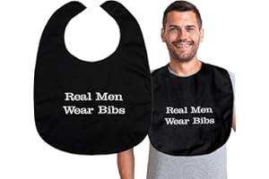 THE TASTELESS COLLECTION Adult Bibs For Men and Women - Gag Gifts For Adults Funny, Best Gifts for Elderly Man, Over the Hill Gag Gifts for Men Bibs