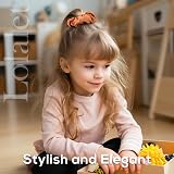 Lolalet Cotton Scrunchies Elastic Hair Bands 6 Pack Ponytail Holders Women Girls view 5
