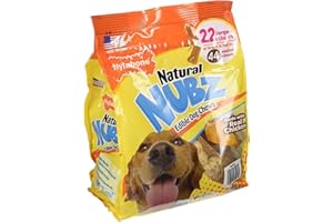 GENERIC Natural Nubz Edible Dog Chews Value Pack of 66 Chews. Total (3 x 22 ct Bags)