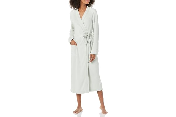 Amazon Essentials Womens Lightweight Waffle Full-Length Robe