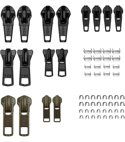 Amazon.com: Zipper Repair Kit Solution Metal YKK Assorted Aluminum