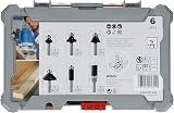 Bosch Professional 6 pc Trim & Edging Router Bit Set 1/4 in Shank view 3
