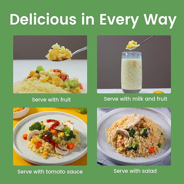 HETHSTIA KONJAC RICE, 10 PACKS SHIRATAKI RICE WITH OAT FIBER, VEGAN, LOW CALORIE FOOD, GLUTEN FREE, FAT FREE, KETO FRIENDLY, LOW CARBS, HOLIDAY GIFTS, HEALTHY DIET