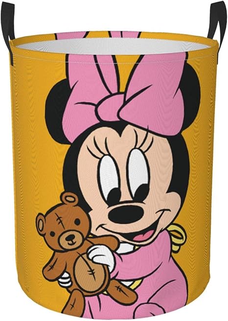 Amazon Co Jp ランドリーバスケット ミッキー 洗濯かご 防水 収納 ランドリー収納 内側撥水加工 洗濯 おしゃれ 洗濯カゴ ランドリー 折り畳み式 洗濯物入れ 脱衣かご 滑り止め取っ手付き ホーム キッチン