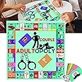 Adultopoly Board Game, Board Games for Adults,Opoly Board Game Night Opoly Adult opoly Game Improve Relationships (2pcs)