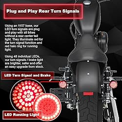 Eagle Lights 2 inch LED Turn Signal Kit for Harley