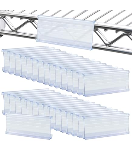 70 Soportes De Etiquetas De Plástico Transparente + 10... | Cuotas Sin