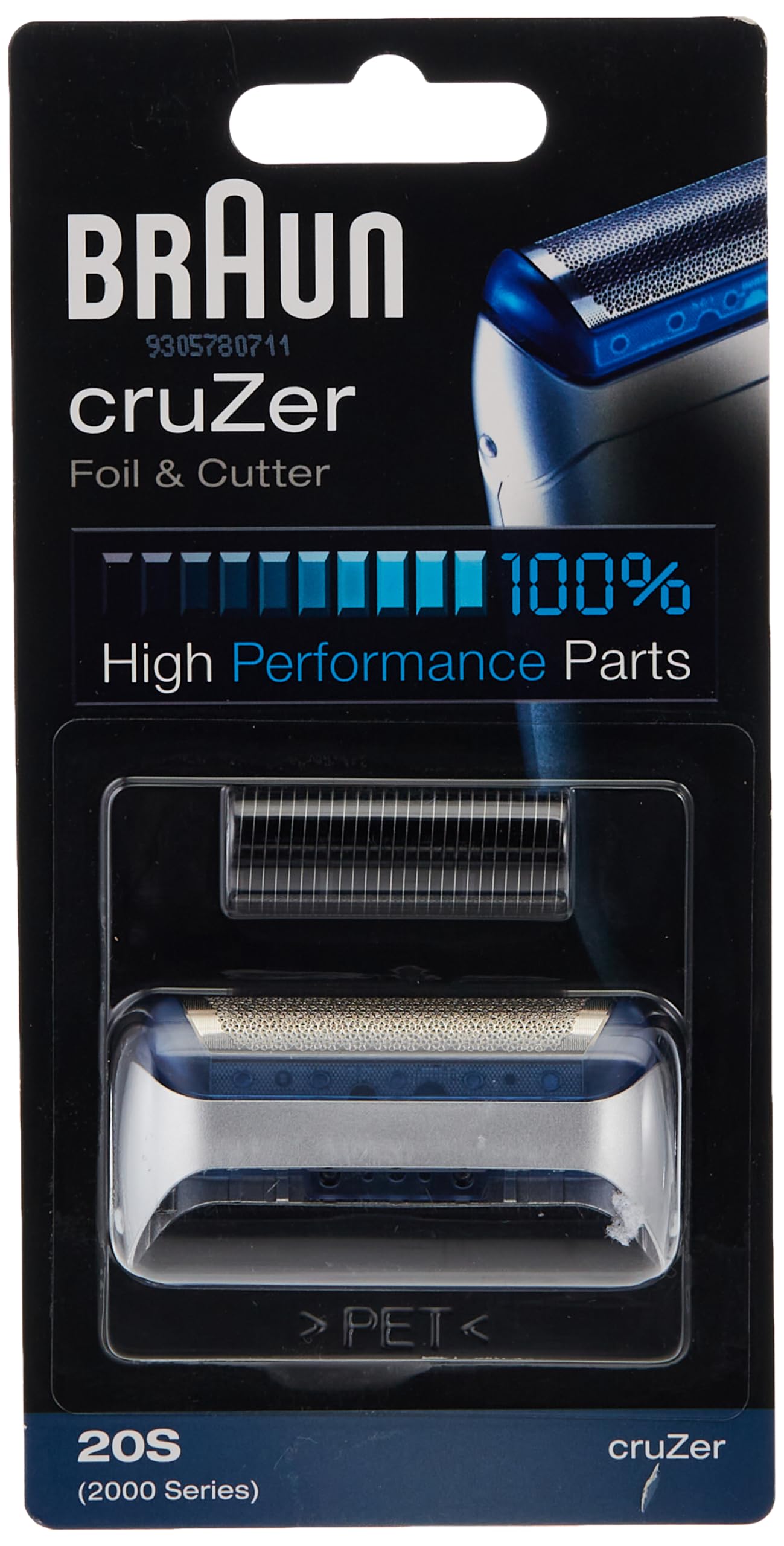 Braun Replacement Foil & Cutter - CruZer1, 2, 3, 4-2000 Series