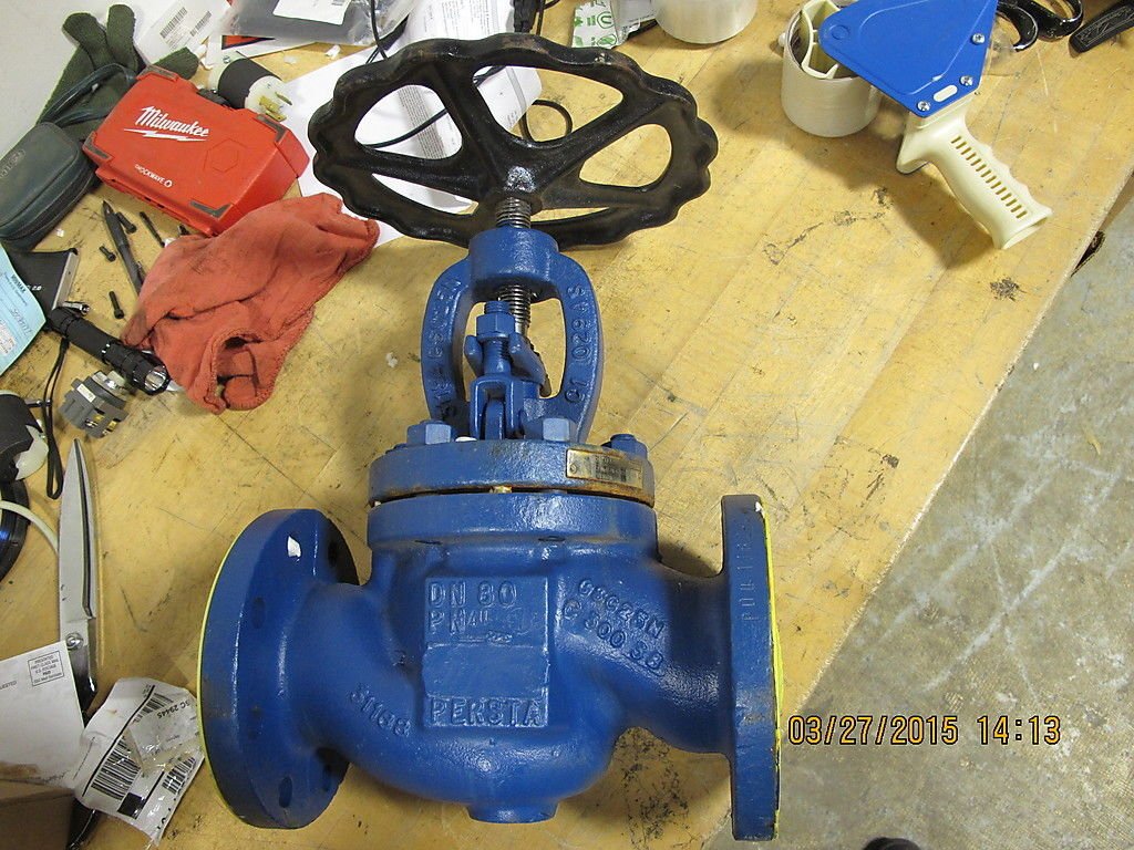 StahlArmaturen Persta 4” In Steel Flanged Globe Valve Persta Gmbh