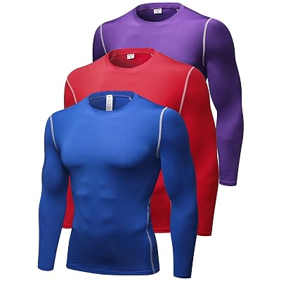 Men Baselayer Sports Thermal Tops 