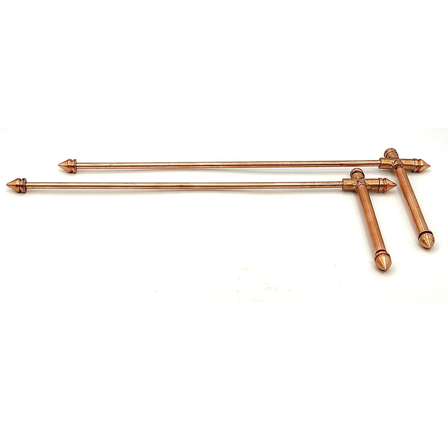 Plusvalue Copper Dowsing L Rods Pair For Aura Energy Checker Vastu Fengshui Reiki Dowser Master Divining Rods Amazon In Industrial Scientific