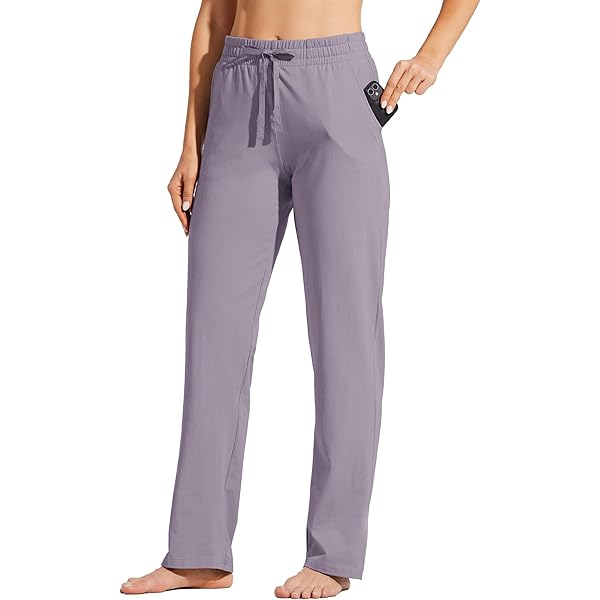 G4Free Pantalones De Yoga De Pierna Ancha Con Bolsillos Para Mujer, Pantalones Deportivos Casuales Con Cordón Elástico, Talla Petite/ Regular/alta, Negro -, Pequeña
