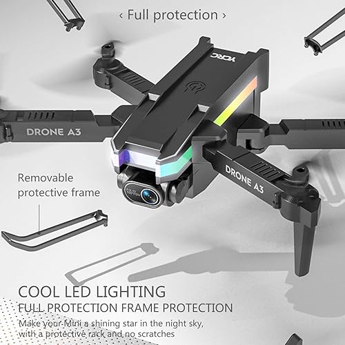 Generic Generic Drone With Dual 4K HD FPV Camera Newly Altitude Hold  Headless Mode Start Speed Adjustment, F