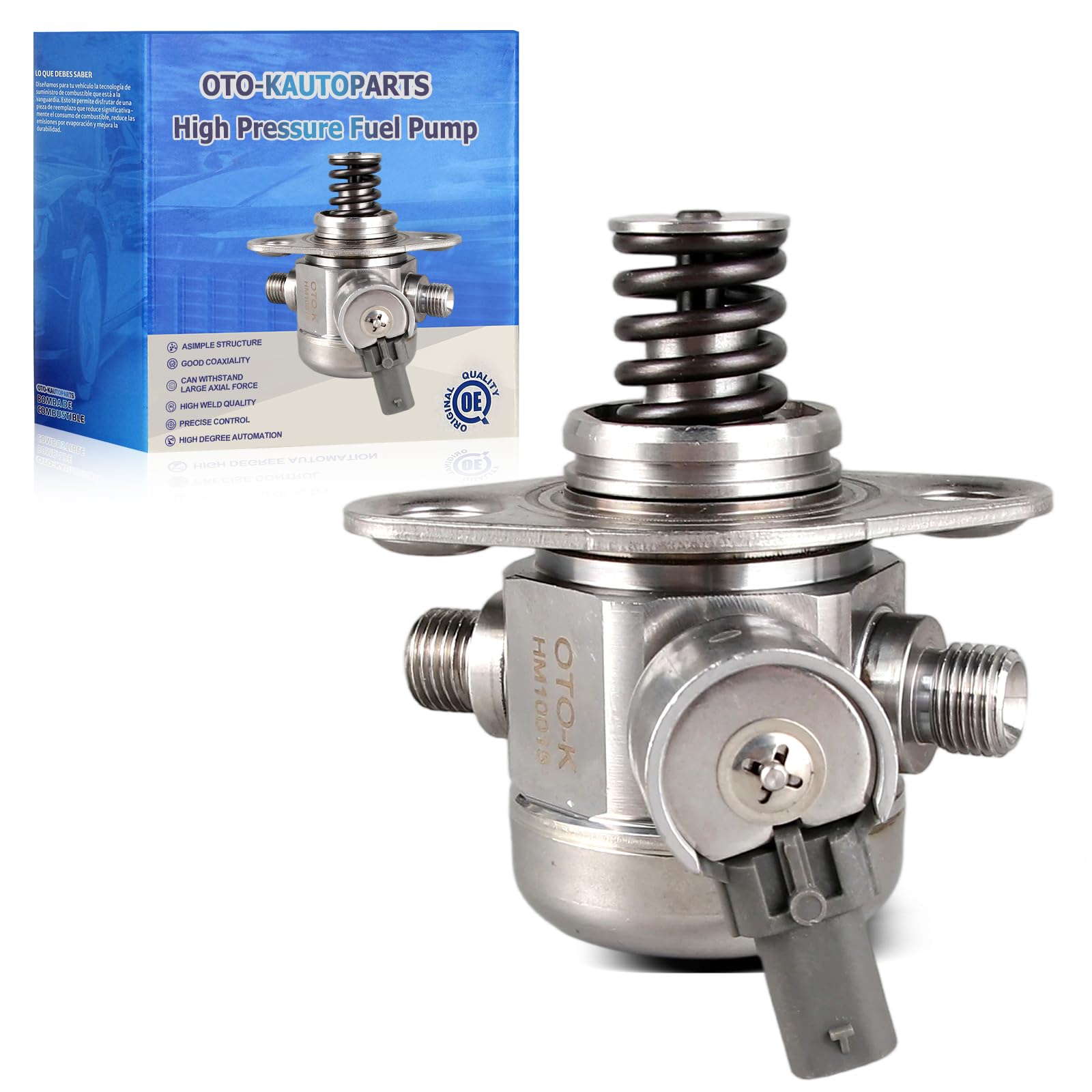 Photo 1 of OTO-K High Pressure Fuel Pump Compatible with BMW 335i 535i X5 X6 X3 435i 640i 2011-2019, 3.0L N55, Fuel Pump Replaces# 13518604231, 13517610761, HM10015