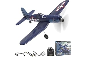 volantexrc RC Plane for Beginners, 4CH WWII RC Airplane F4U Corsair with Aileron, 2.4Ghz Remote Control Plane with Xpilot Self Righting & One Key Aerobatic & Upgraded Canopy (761-8V2 RTF)