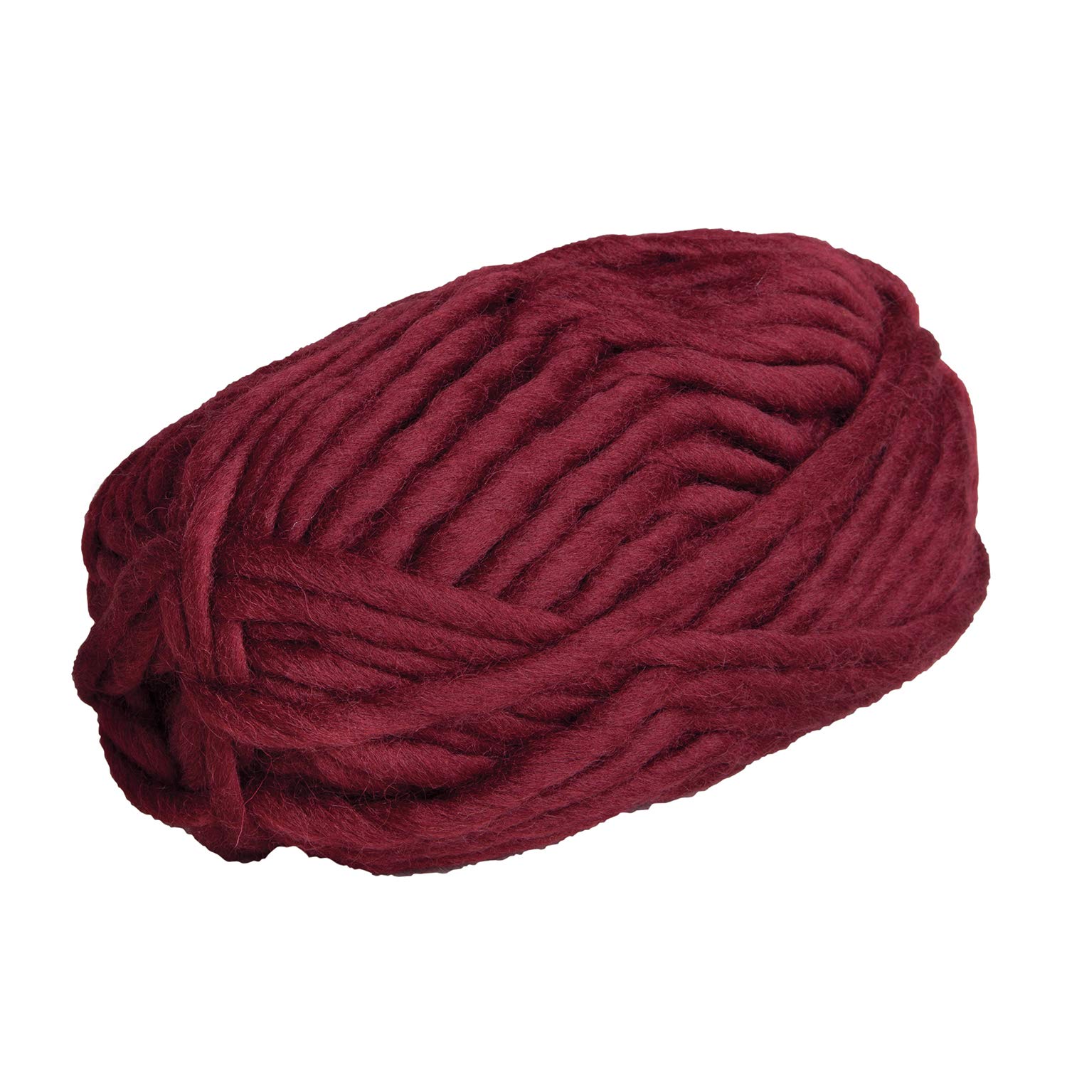 Photo 1 of Knit Picks Tuff Puff 100% Wool Super Bulky Yarn Red - 100 Gram Skein (Pomegranate)