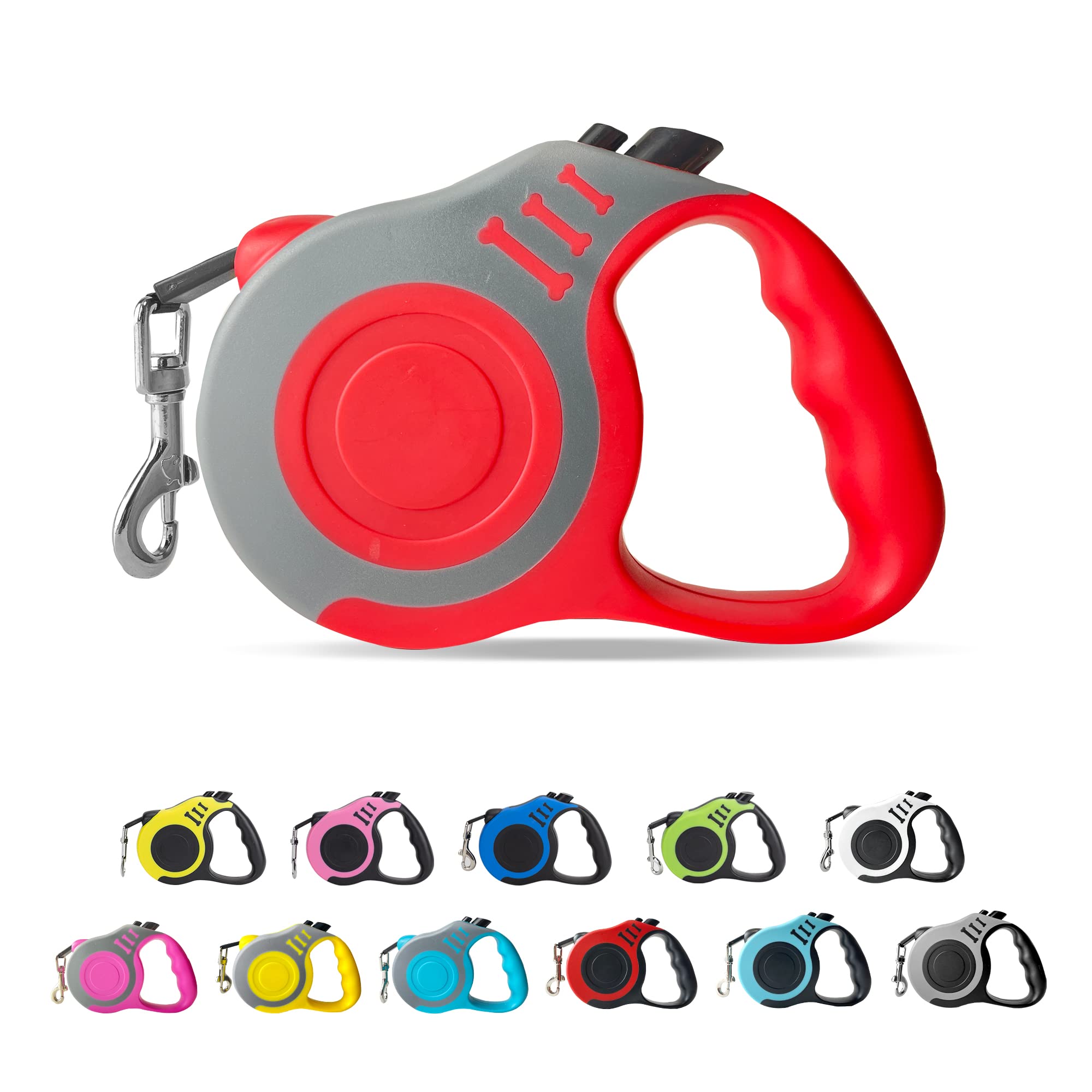 Photo 1 of LIEVUIKEN Retractable Dog Leash Automatic Telescopic Tractor Dog Tape, Pet Tape 10/16 FT Durable and Convenient, with Non-Slip Handle, Suitable for Small and Medium-Sized Dogs