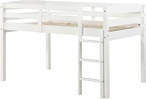 Concord Junior Loft Bed, Twin, White