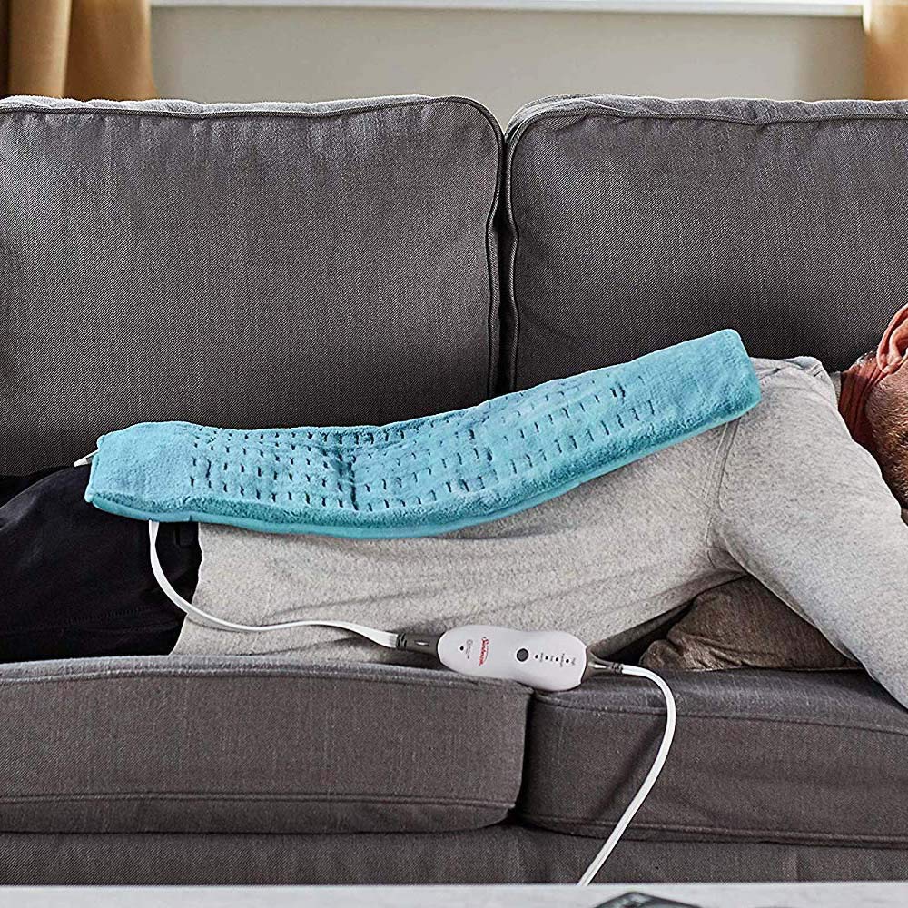Sunbeam Heating Pad XL for Back, Neck & Shoulder Pain Relief with Auto Shut Off, 12 x 24, Teal
