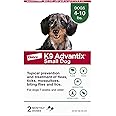 K9 Advantix Flea, Tick & Mosquito Prevention for Dogs 4-10 lbs. | Flea Drops for Small Dogs | Apply Monthly | 2 Treatments