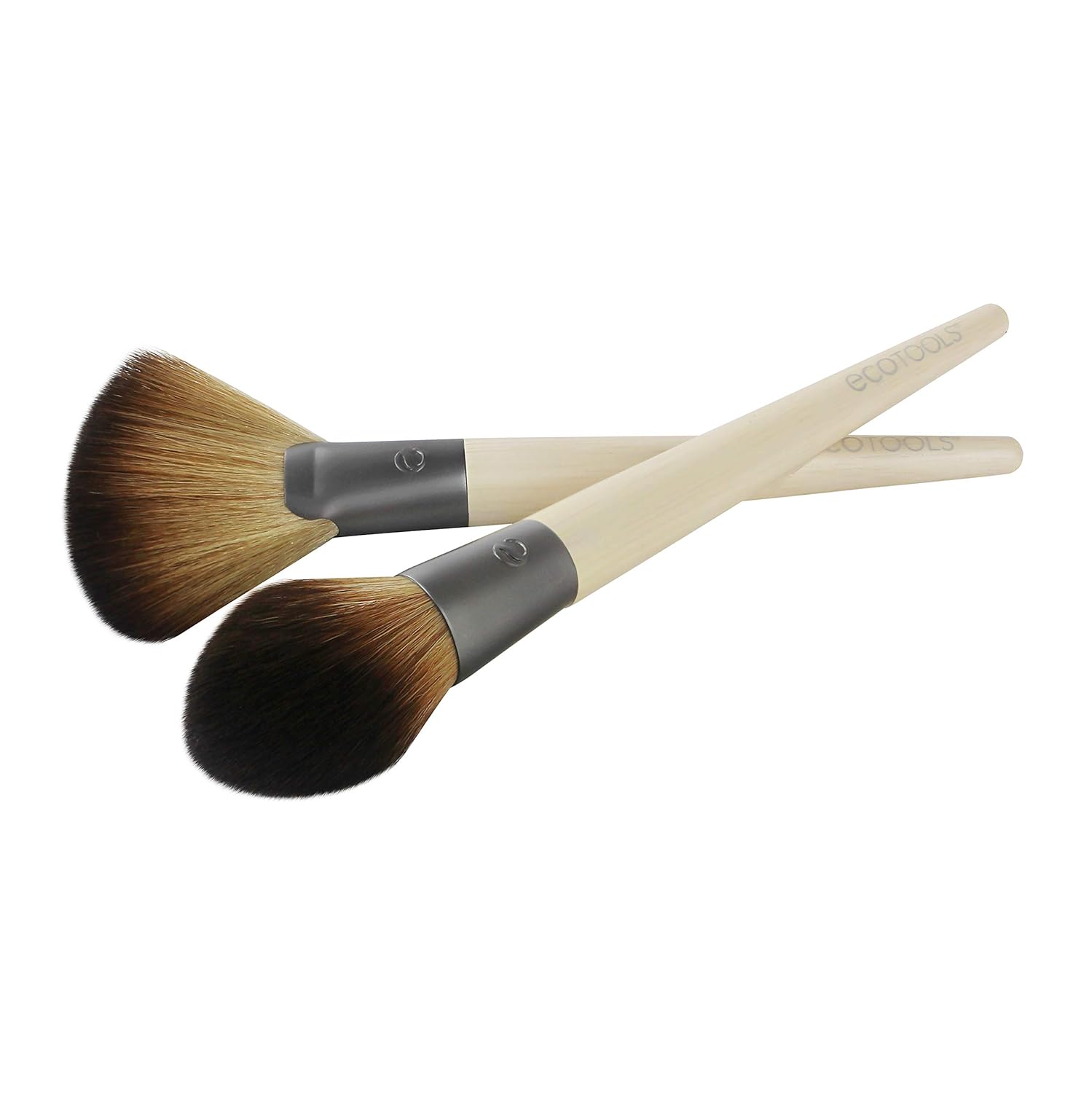 EcoTools Define & Highlight Duo, Makeup Brush Set for Powder, Bronzer, & Highlighter: Beauty