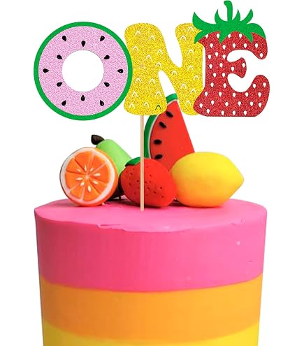 Kreatwow Fruit First Birthday High Chair Banner - Sweet One Summer Fruit Theme Decor For Girls - View #11