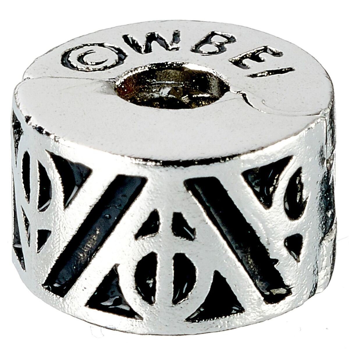 Harry Potter Official Deathly Hallows Charm Stopper Set of 2 HP0131 by The Carat Shop