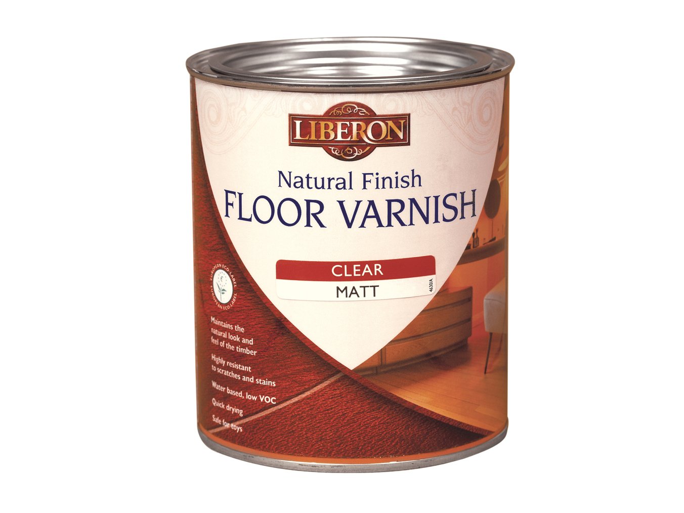 Liberon Fvwnwe25l Natural Finish Floor Varnish Wax Effect Light