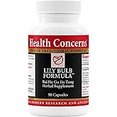 Health Concerns Lily Bulb Formula – Dry Cough, Throat, Nose & Lung Support – Chinese Herbal Formula – Licorice, Rehmannia, Astragalus, Fritillary – Respiratory Relief Supplement – 90 Capsules