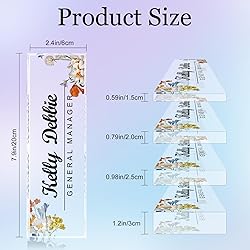 Name Plate for Desk Personalized Office Acrylic