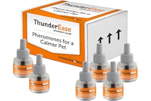 ThunderEase Multicat Calming Pheromone Diffuser Refill | Powered by FELIWAY | Reduce Cat Conflict, Tension and Fighting (180 Day Supply)