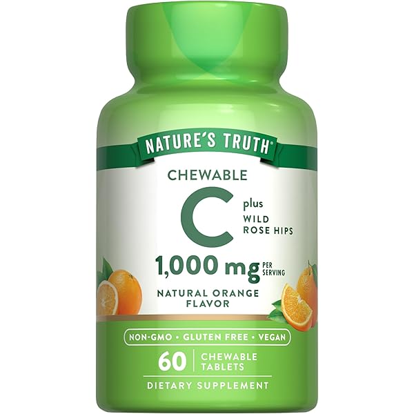 Amazon.com: Nature's Truth Vitamin C 1000mg with Rose HIPS Caplets