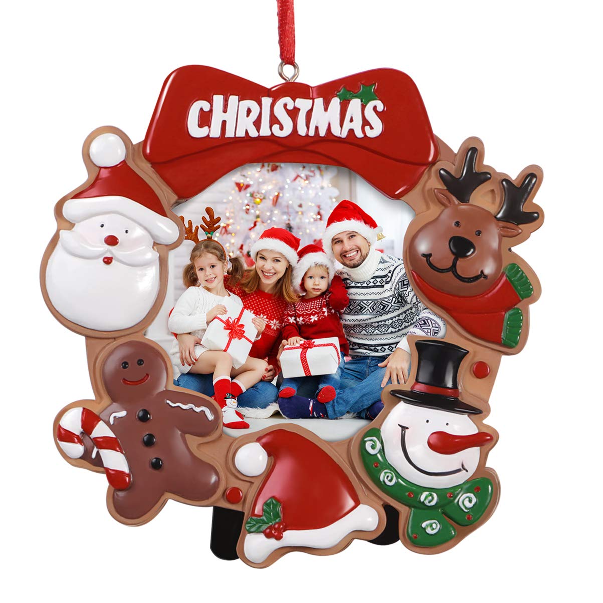 Christmas Picture Frame, Xmas Photo Frame Photo Display Frame for for Festival Xmas Holiday