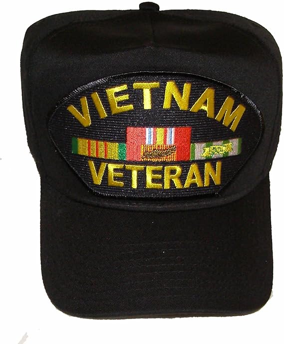 Vietnam Veteran with 4 Ribbons Hat including the Vietnam