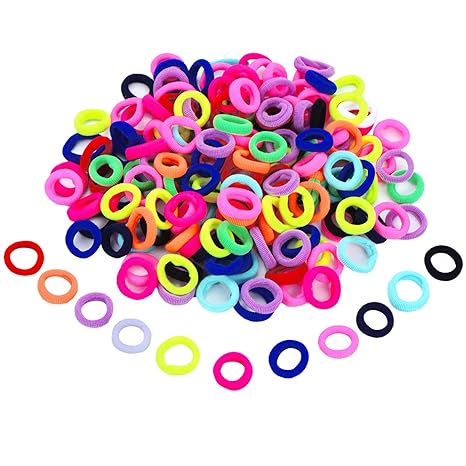 Hicarer 200 Pieces Assorted Colors Mini Hairbands Girl Baby S