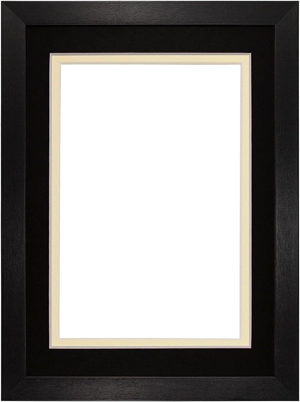 Brushed Black Double Mount Photo frame/picture frame/poster frame with ...