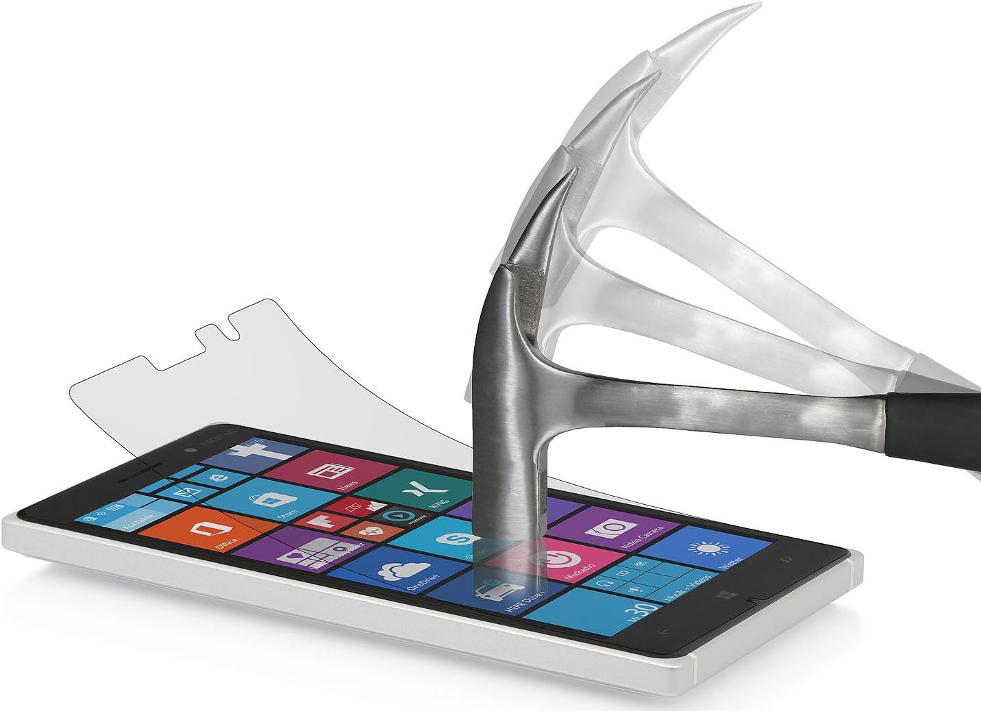 StilGut 2 x Tempered Glass Screen Protector for Nokia Lumia 830 - Image 5